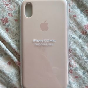 Apple silicone iPhone XS Max case
